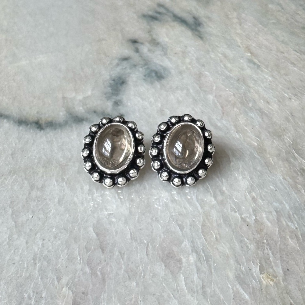 NWOT Sundance Nightingale Earrings, Smoky Quartz, Sterling Silver